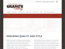 Tablet Screenshot of granitegallery.net
